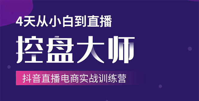 单场直播破百万-技法大揭秘，4天-抖音直播电商实战训练营-第一资源库