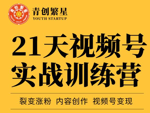 张萌21天视频号实战训练营，裂变涨粉、内容创作、视频号变现 价值298元-第一资源库